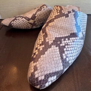 Banana Republic Snake Print Flats